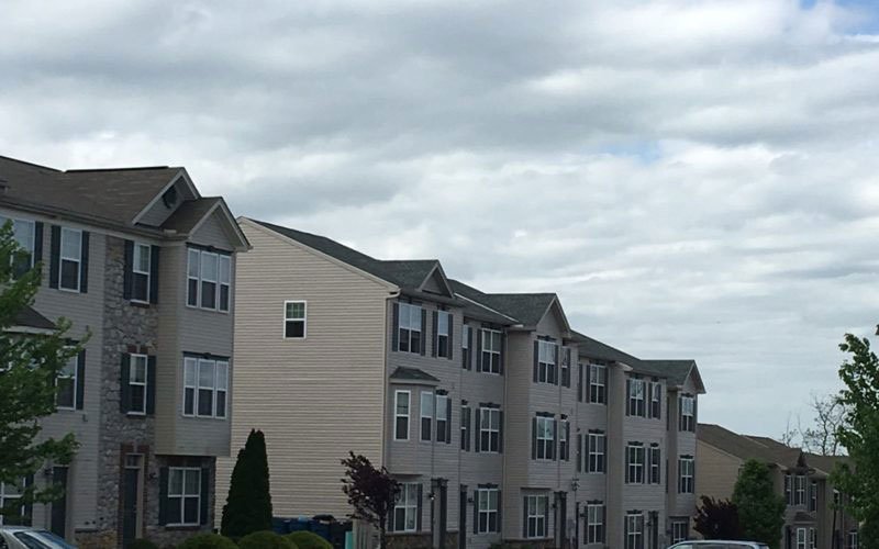 View_of_the_Hawthorn_Miller_Apartments at Hawthorne Townhomes, located in Millersville, Pennsylvania